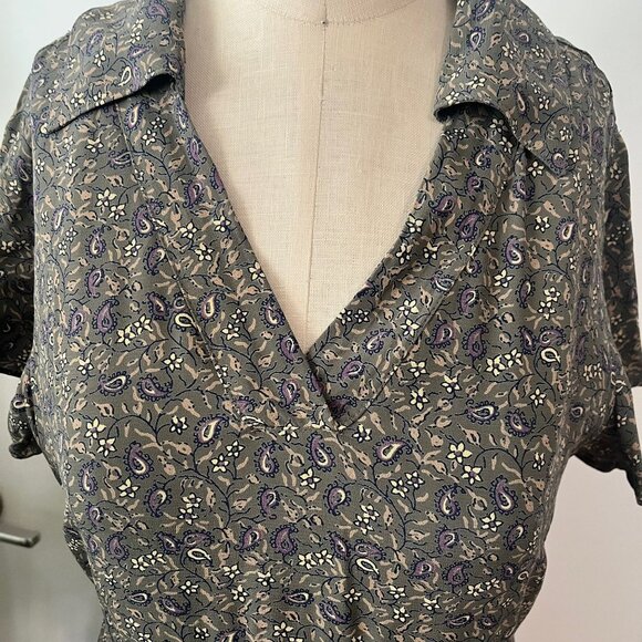 Vintage GAP Paisley & Floral Dress Size 4 - Picture 2 of 8